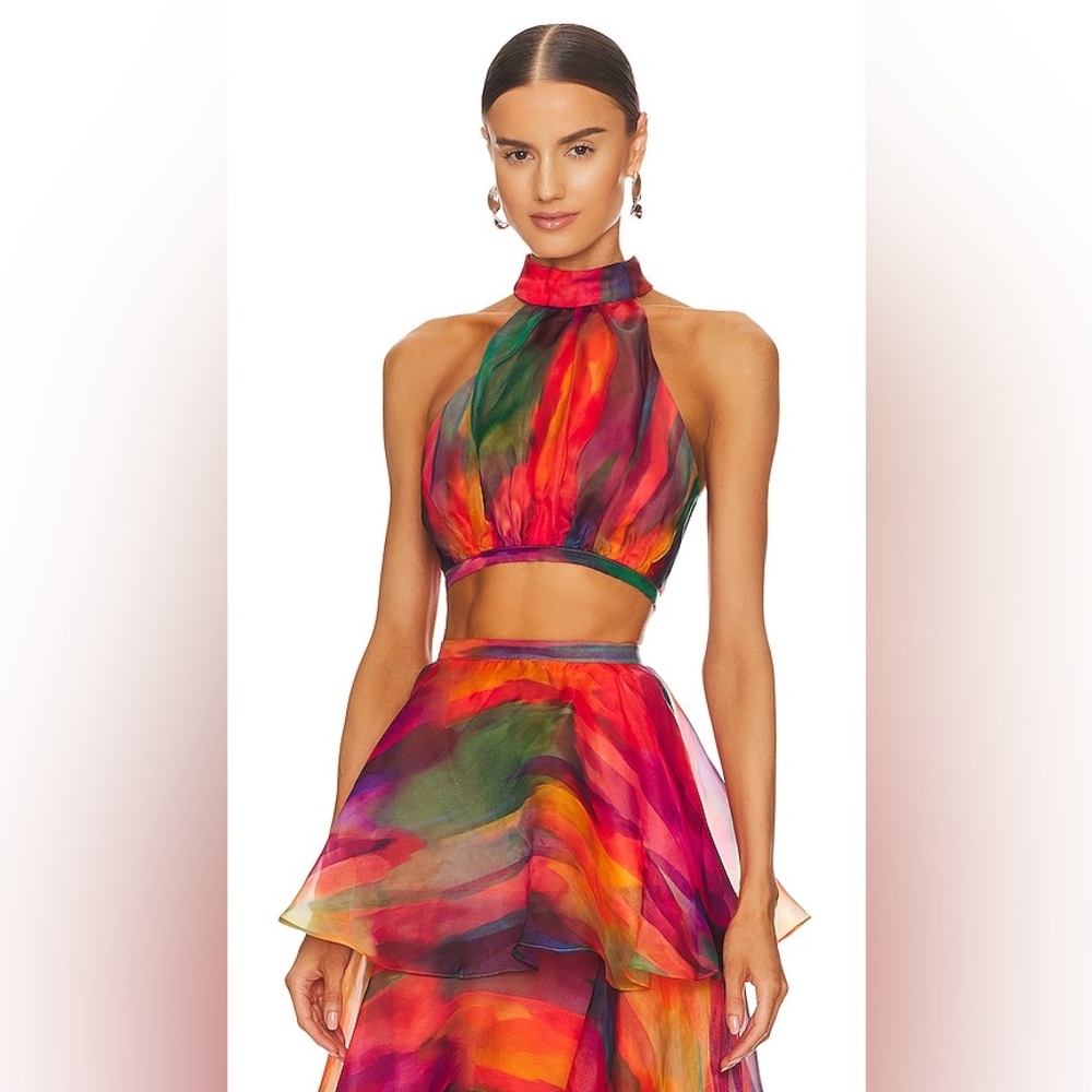 Yaura Faari Crop Top Aquarelle